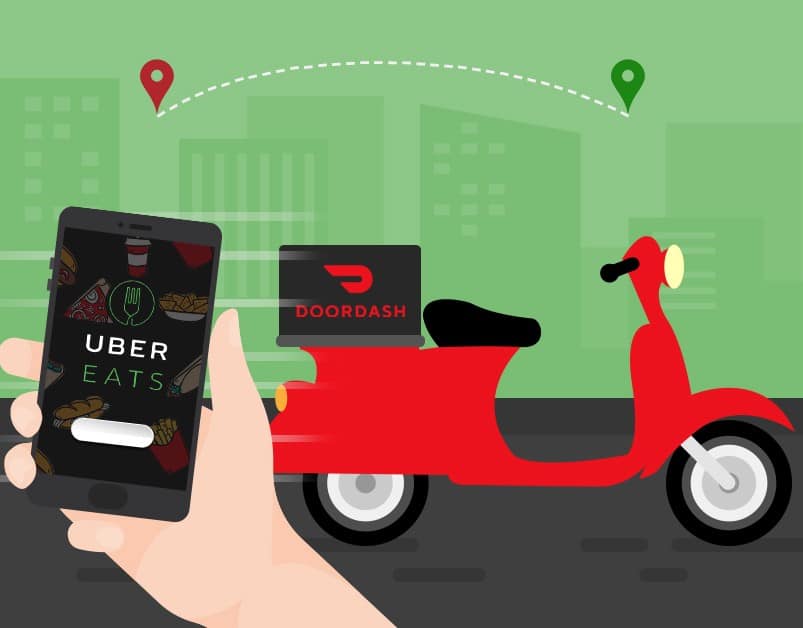 DoorDash-vs-UberEats Earning apps