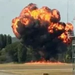 aircraft crashed at London