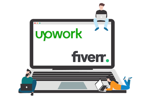 Work from anywhere with Upwork and Fiverr