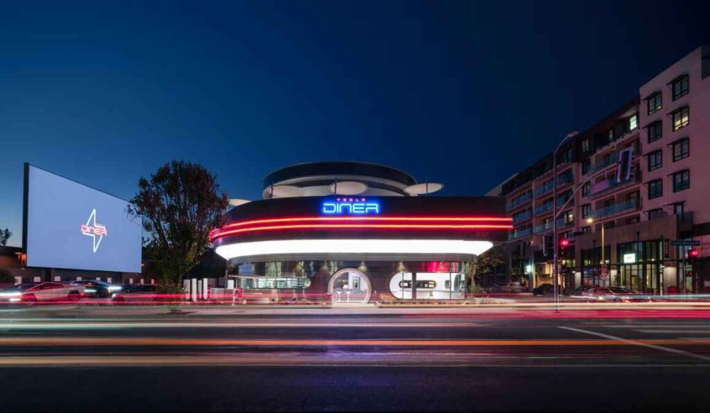 Tesla Diner in Hollywood