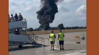 aircraft crashed at London